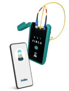 AEM FiBLU z aplikacją UniBlu na smartfonie