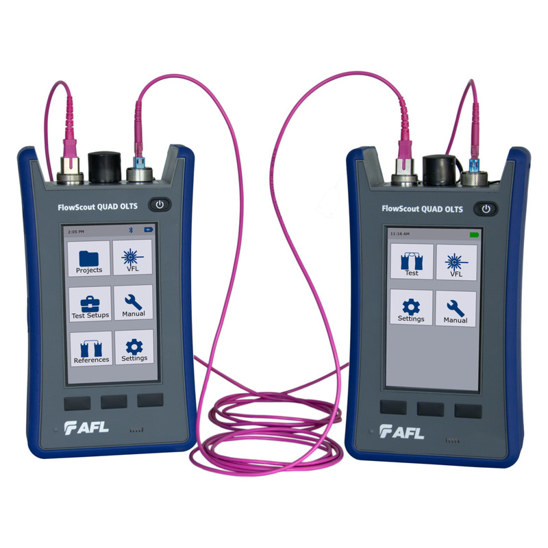 AFL FlowScout Quad OLTS – certyfikujący tester OLTS Tier 1 z patchcordami MM