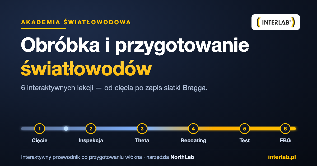 Obróbka i przygotowanie światłowodów