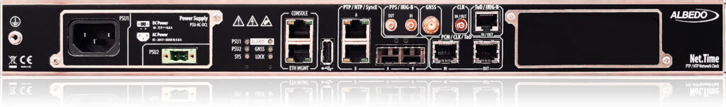 Albedo Net.Time τ – grandmaster PTP / serwer czasu PRC (ITU-T G.811)