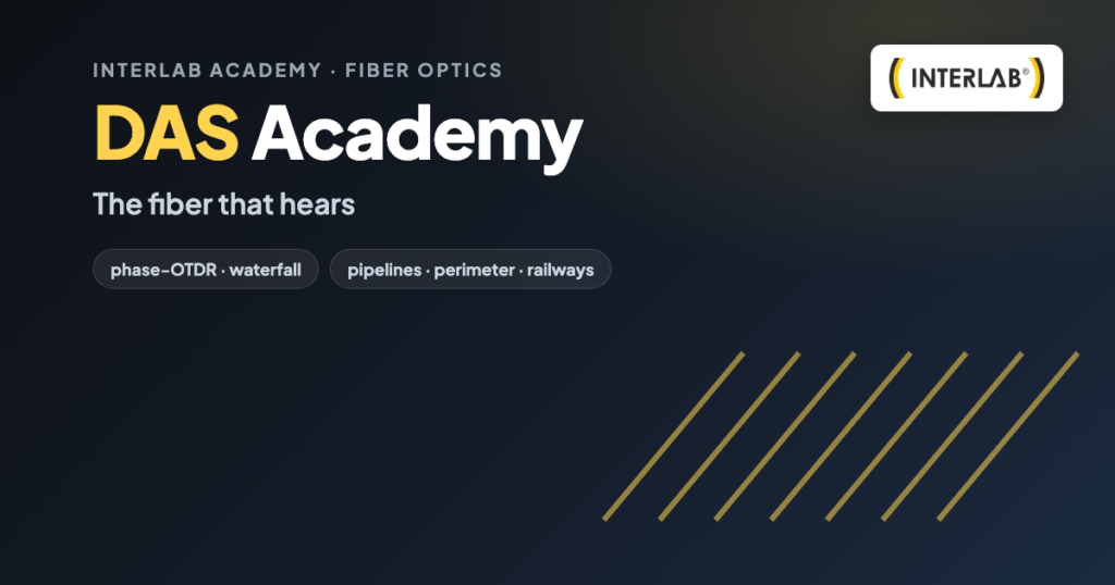 Interlab DAS Academy — distributed acoustic sensing, the fiber that hears | INTERLAB