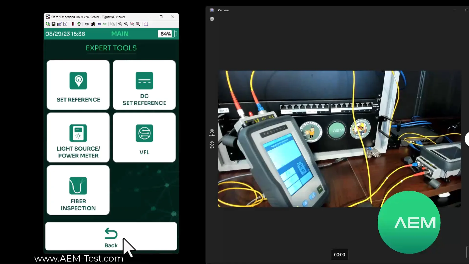 Ekran Expert Tools z funkcją Set Reference