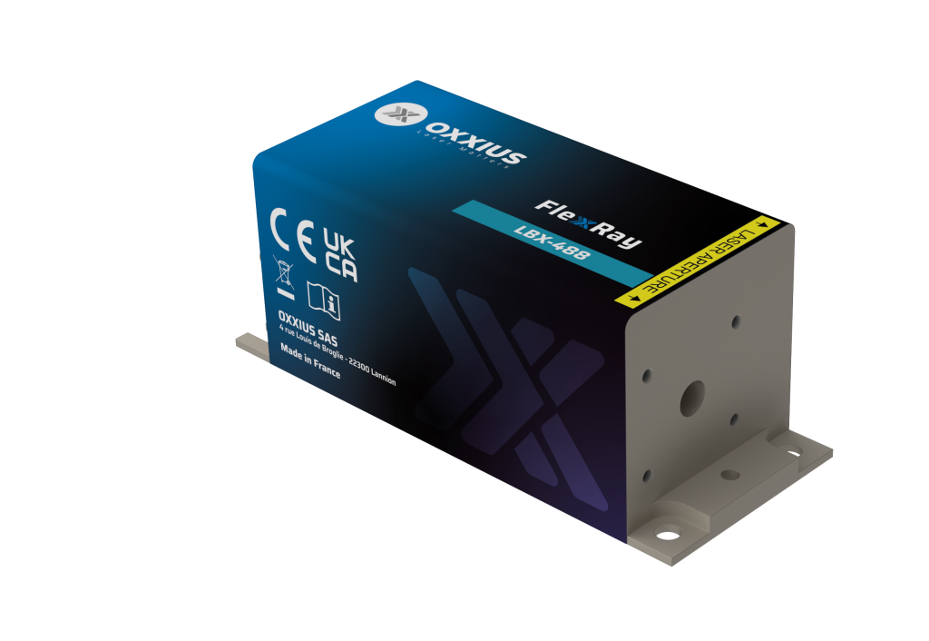 Laser FlexxRay Oxxius LBX-488 – kompaktowy laser diodowy 488 nm CW i modulowany
